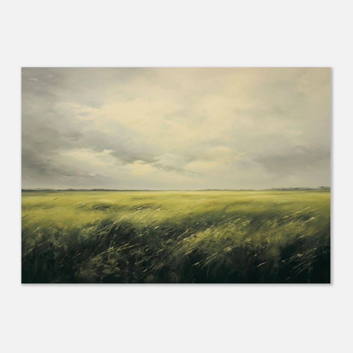 Green Landscape Wall art - Aluminum Print - 70x100 cm / 28x40″ - 