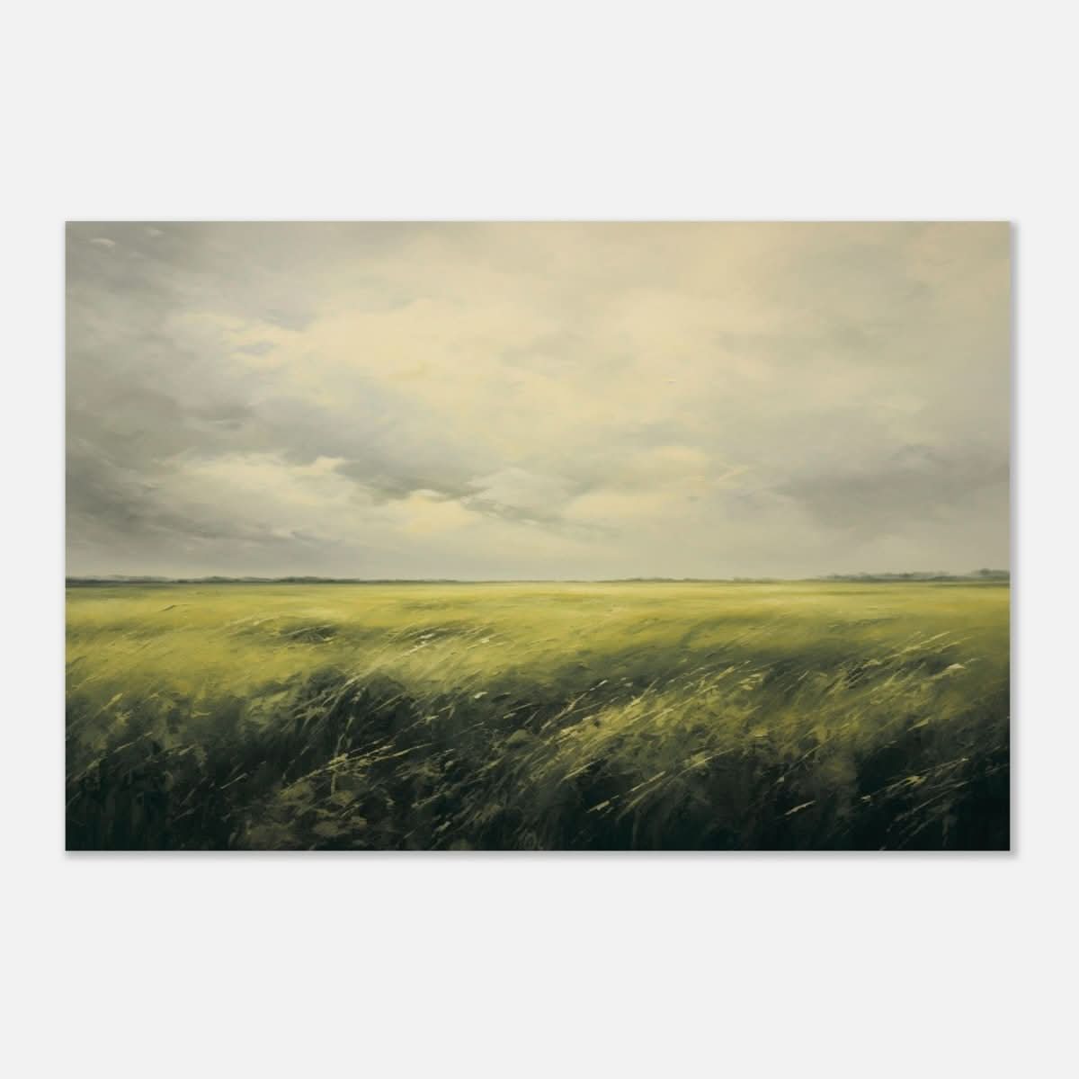 Green Landscape Wall art - Aluminum Print - 40x60 cm / 16x24″ - 