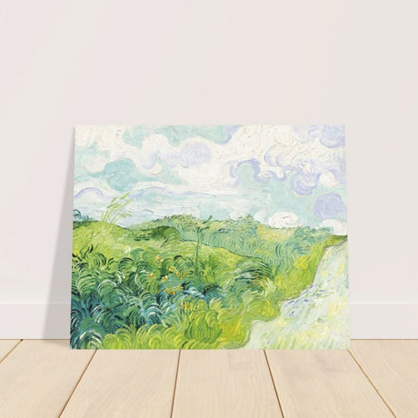 Green Wheat Fields, Auvers by Vincent van Gogh | vintage wall art print - Aluminum Print - 40x50 cm / 16x20″ - 
