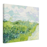 Green Wheat Fields, Auvers by Vincent van Gogh | vintage wall art print - Canvas - 40x50 cm / 16x20″ - 