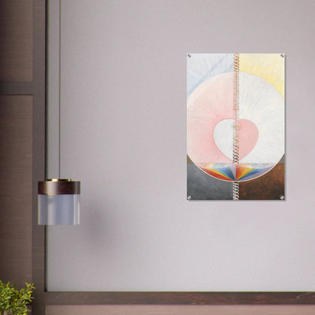 Group IX,UW No. 25, The Dove, No. 1, by Hilma af Klint, 1915 - Acrylic Print - 60x90 cm / 24x36″ - 