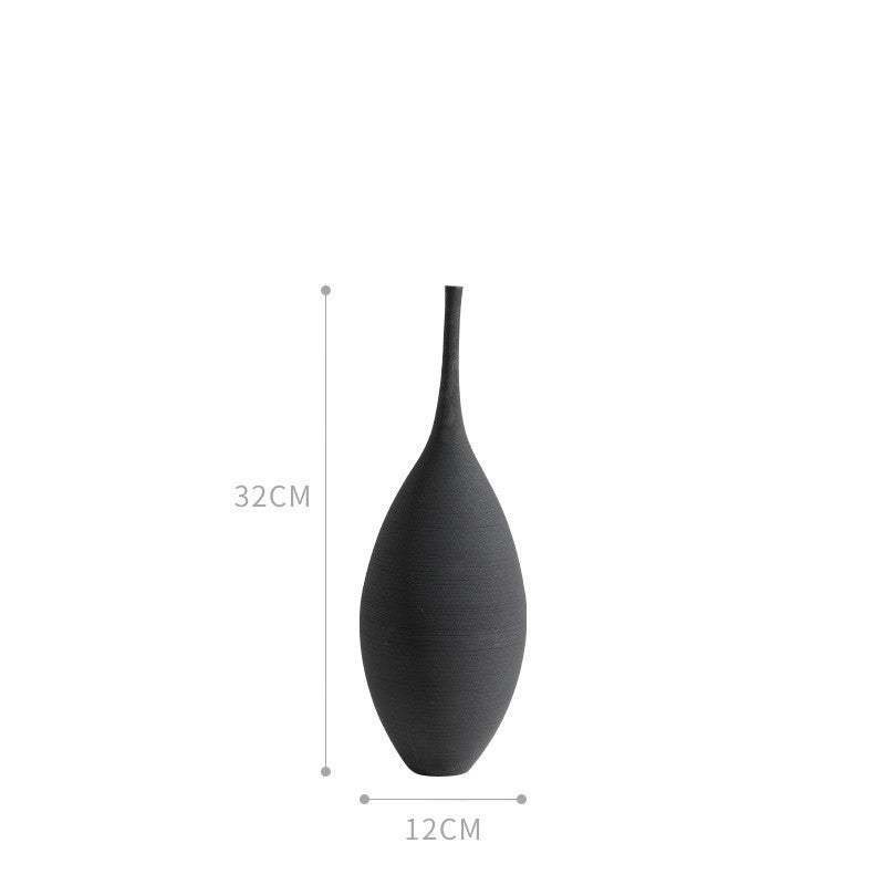 Handmade Zen Vase – Modern Ceramic Art Ornament - Type D - 