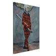 Harlequin by Paul Cézanne Vintage Wall Art - Canvas - 70x100 cm / 28x40″ - Slim