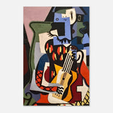 Harlequin Musician by Pablo Picasso - Aluminum Print - 50x75 cm / 20x30″ - 