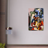 Harlequin Musician by Pablo Picasso - Acrylic Print - 60x90 cm / 24x36″ - 