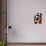 Harlequin Musician by Pablo Picasso - Acrylic Print - 30x45 cm / 12x18″ - 