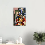 Harlequin Musician by Pablo Picasso - Wood Prints - 40x60 cm / 16x24″ - 10 mm