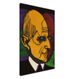 Head of Dr. Bauer by Ernst Ludwig Kirchner | Vintage wall art print - Canvas - 60x90 cm / 24x36″ - 