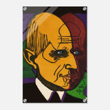 Head of Dr. Bauer by Ernst Ludwig Kirchner | Vintage wall art print - Acrylic Print - 40x60 cm / 16x24″ - 