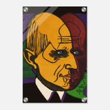 Head of Dr. Bauer by Ernst Ludwig Kirchner | Vintage wall art print - Acrylic Print - 30x45 cm / 12x18″ - 