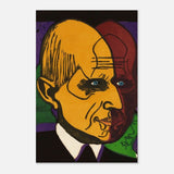 Head of Dr. Bauer by Ernst Ludwig Kirchner | Vintage wall art print - Aluminum Print - 40x60 cm / 16x24″ - 
