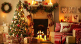 Holiday Hearth - A Cozy Christmas Glow| Christmas Collection | 3 Design Options - 30x45 cm / 12x18″ - Design Option 1 - Acrylic Print