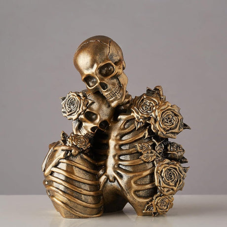 Home Desktop Vintage Resin Party Decorations Gift Sculpture - Hugging - 