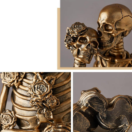 Home Desktop Vintage Resin Party Decorations Gift Sculpture - Hand In Hand - 