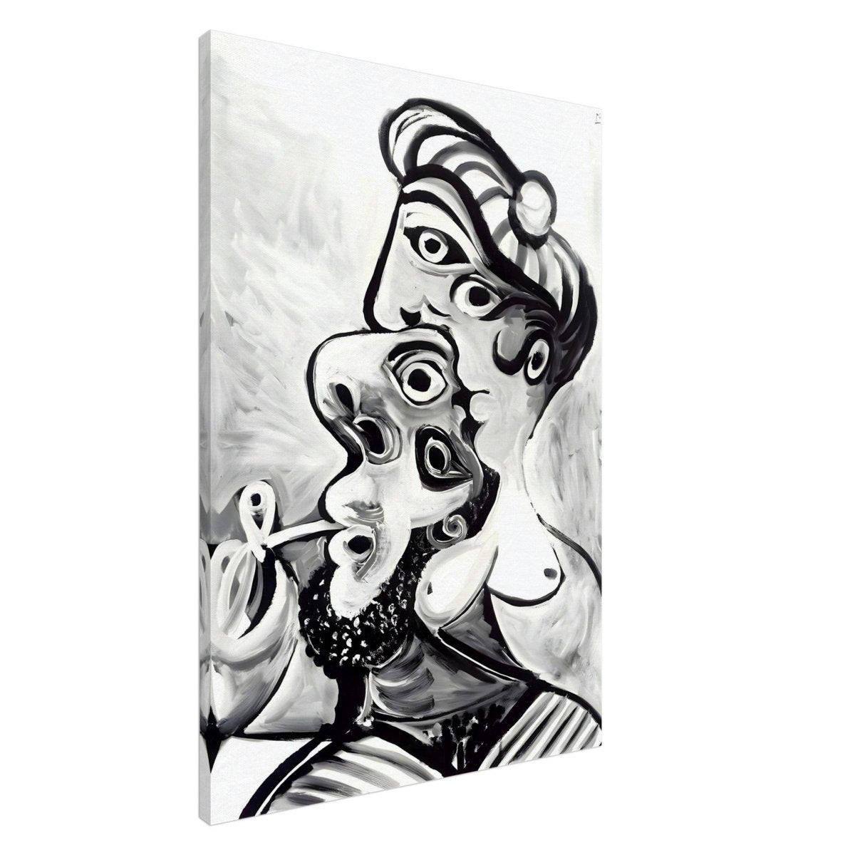 Homme et femme by Pablo Picasso (1969) | Cubism wall art print - Acrylic Print - 30x45 cm / 12x18″ - 