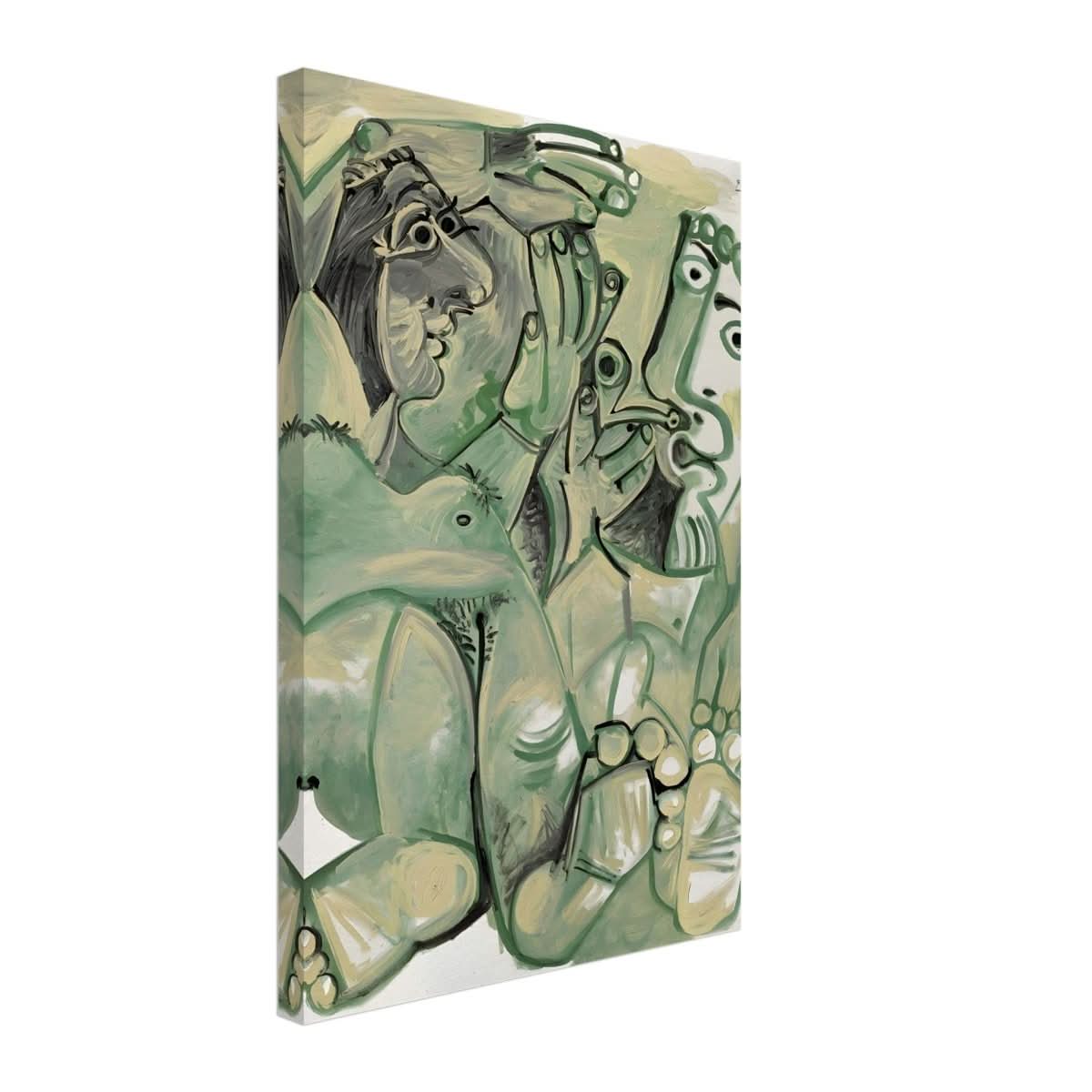 Homme et femme nus by Pablo Picasso 1968 - Canvas - 40x60 cm / 16x24″ - Thick