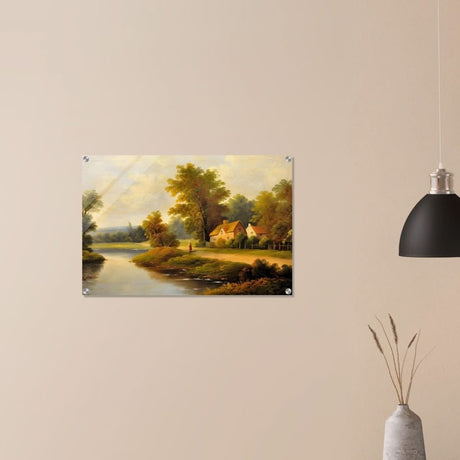 House By The Lake - Acrylic Print - 50x75 cm / 20x30″ - 