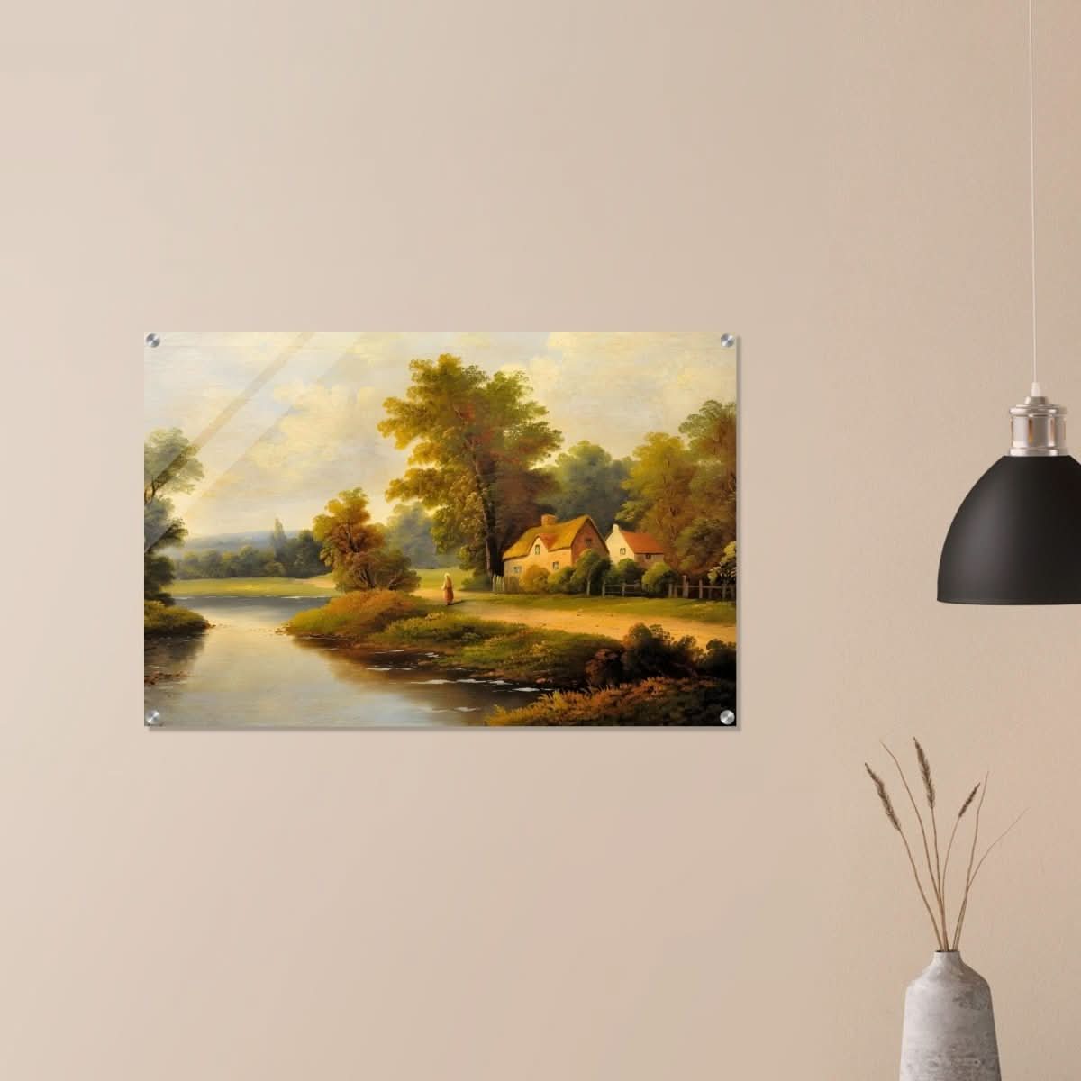 House By The Lake - Acrylic Print - 60x90 cm / 24x36″ - 