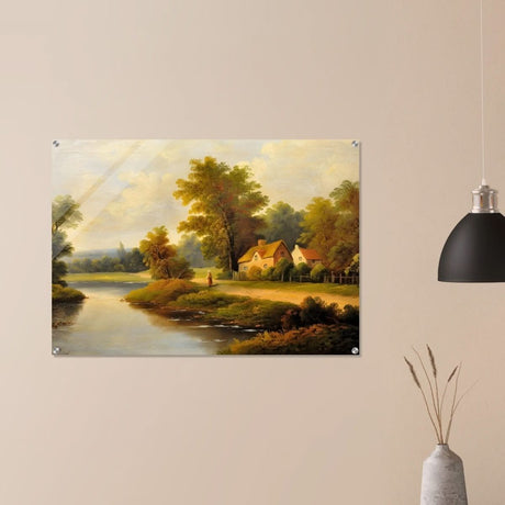 House By The Lake - Acrylic Print - 70x100 cm / 28x40″ - 