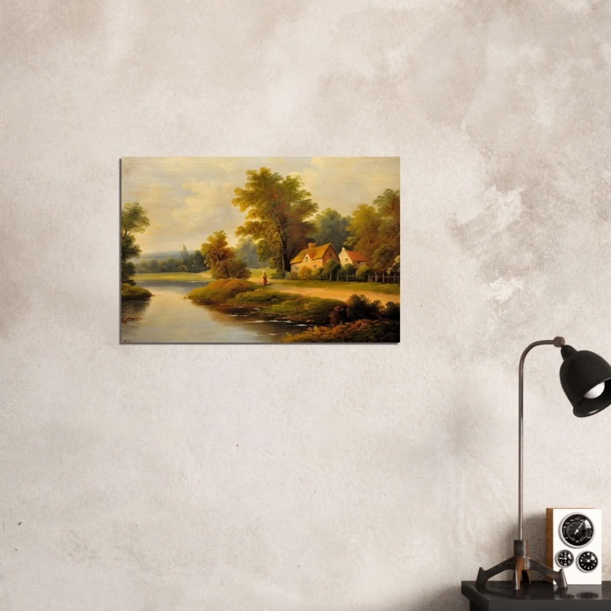 House By The Lake - Wood Prints - 50x75 cm / 20x30″ - 20 mm