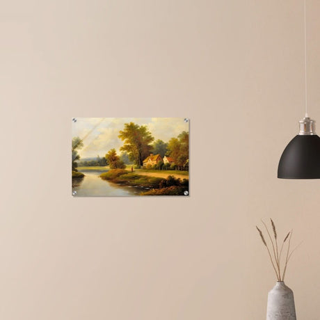 House By The Lake - Acrylic Print - 40x60 cm / 16x24″ - 