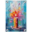 Ignite – Abstract Candle Flame Wall Art Print - Acrylic Print - 20x30 cm / 8x12″ - 