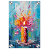 Ignite – Abstract Candle Flame Wall Art Print - Acrylic Print - 20x30 cm / 8x12″ - 
