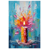 Ignite – Abstract Candle Flame Wall Art Print - Fine Art Poster - 30x45 cm / 12x18″ - 