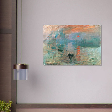 Impression Sunrise by Claude Monet - Acrylic Print - 70x100 cm / 28x40″ - 