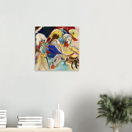 Improvisation No. 30 (1913) by Wassily Kandinsky Abstract Wall art print - Wood Prints - 50x50 cm / 20x20″ - 10 mm