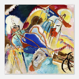 Improvisation No. 30 (1913) by Wassily Kandinsky Abstract Wall art print - Aluminum Print - 50x50 cm / 20x20″ - 