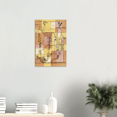 In the Spirit of Hoffmann by Paul Klee - Wood Prints - 40x60 cm / 16x24″ - 10 mm
