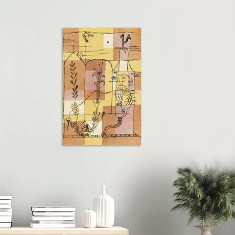 In the Spirit of Hoffmann by Paul Klee - Wood Prints - 50x75 cm / 20x30″ - 20 mm