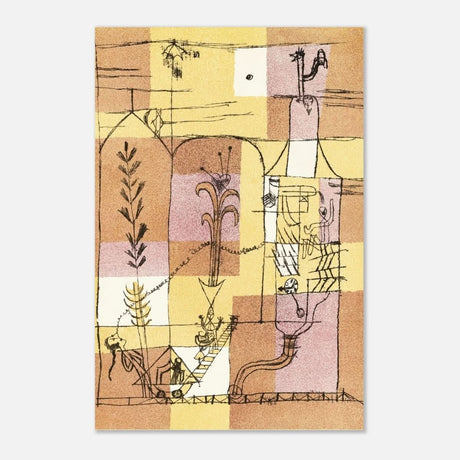 In the Spirit of Hoffmann by Paul Klee - Aluminum Print - 60x90 cm / 24x36″ - 
