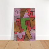 Indianisch, 1937 by Paul Klee | Vintage wall art print - Brushed Aluminum Print - 30x45 cm / 12x18″ - 