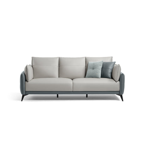 Italian 3 - seater Minimalist Style Sofa - Blue - 