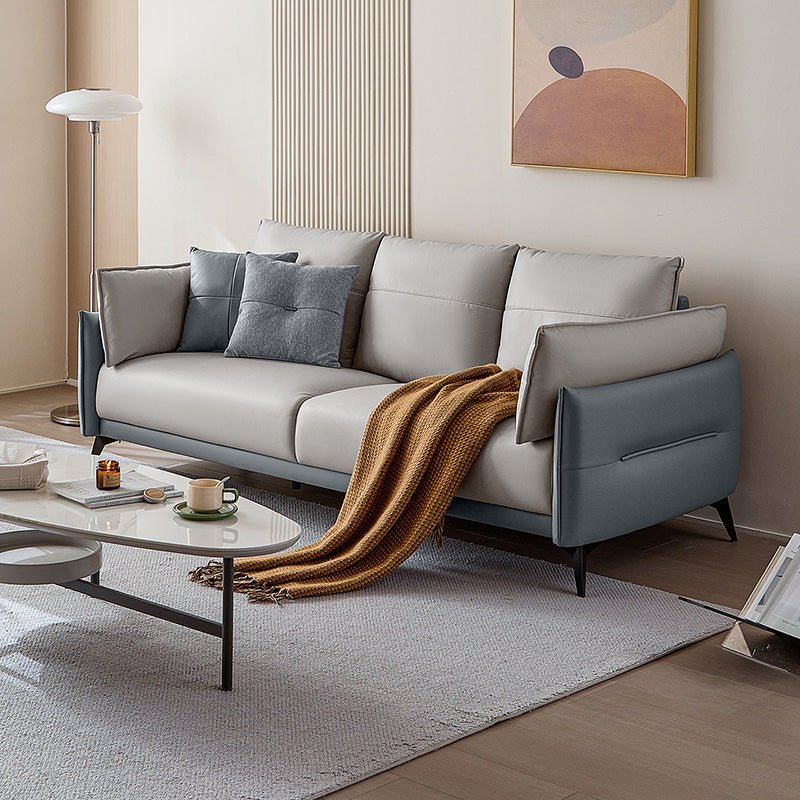 Italian 3 - seater Minimalist Style Sofa - Blue - 