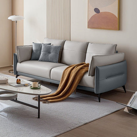Italian 3 - seater Minimalist Style Sofa - Blue - 