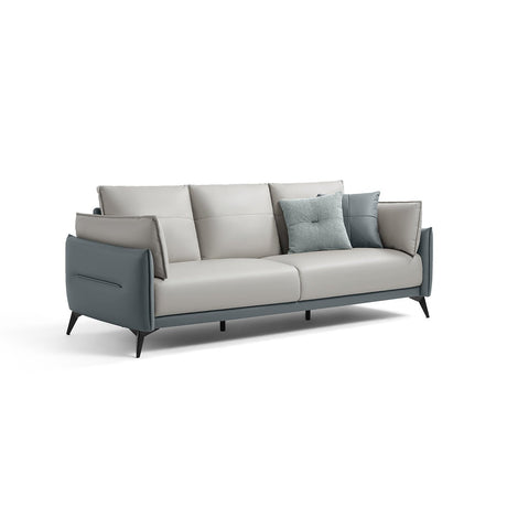 Italian 3 - seater Minimalist Style Sofa - Blue - 