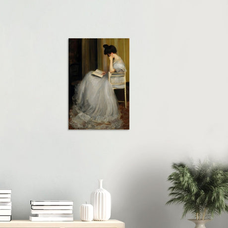 Jacques - Émile Blanche - The Readers Vintage Wall Art - Wood Prints - 40x60 cm / 16x24″ - 10 mm