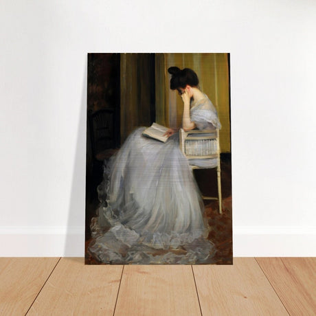 Jacques - Émile Blanche - The Readers Vintage Wall Art - Brushed Aluminum Print - 70x100 cm / 28x40″ - 