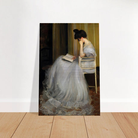 Jacques - Émile Blanche - The Readers Vintage Wall Art - Brushed Aluminum Print - 40x60 cm / 16x24″ - 