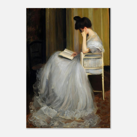 Jacques - Émile Blanche - The Readers Vintage Wall Art - Aluminum Print - 70x100 cm / 28x40″ - 