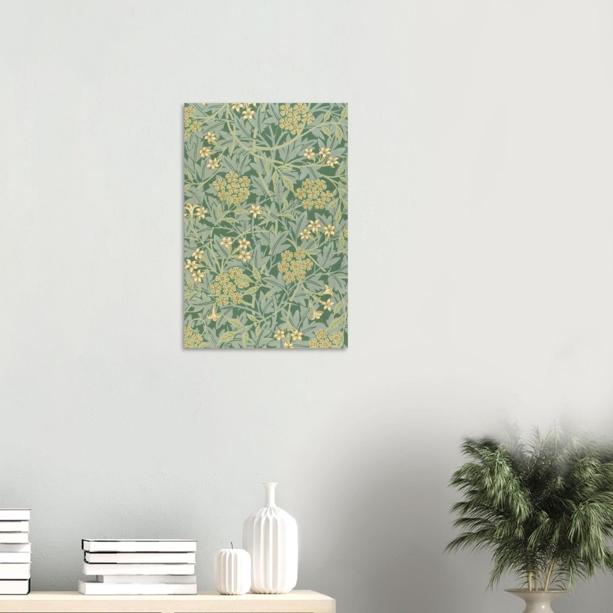 Jasmin by William Morris - Wood Prints - 40x60 cm / 16x24″ - 10 mm