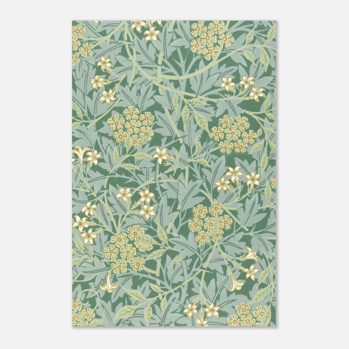 Jasmin by William Morris - Aluminum Print - 40x60 cm / 16x24″ - 