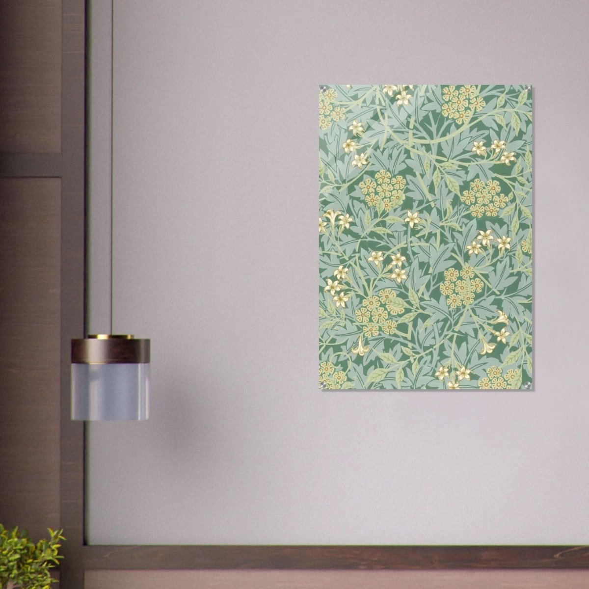Jasmin by William Morris - Acrylic Print - 70x100 cm / 28x40″ - 