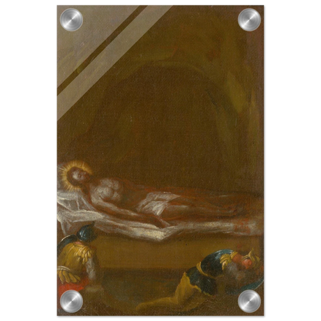 Jesus is Laid in the Tomb – Baroque Sacred Art Print - Acrylic Print - 20x30 cm / 8x12″ - 