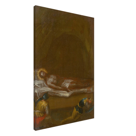 Jesus is Laid in the Tomb – Baroque Sacred Art Print - Canvas - 60x90 cm / 24x36″ - 