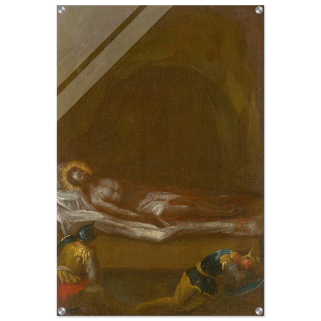 Jesus is Laid in the Tomb – Baroque Sacred Art Print - Acrylic Print - 60x90 cm / 24x36″ - 