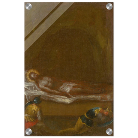 Jesus is Laid in the Tomb – Baroque Sacred Art Print - Acrylic Print - 30x45 cm / 12x18″ - 